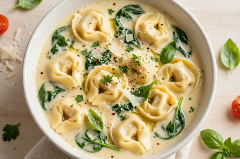 Creamy Tortellini Soup