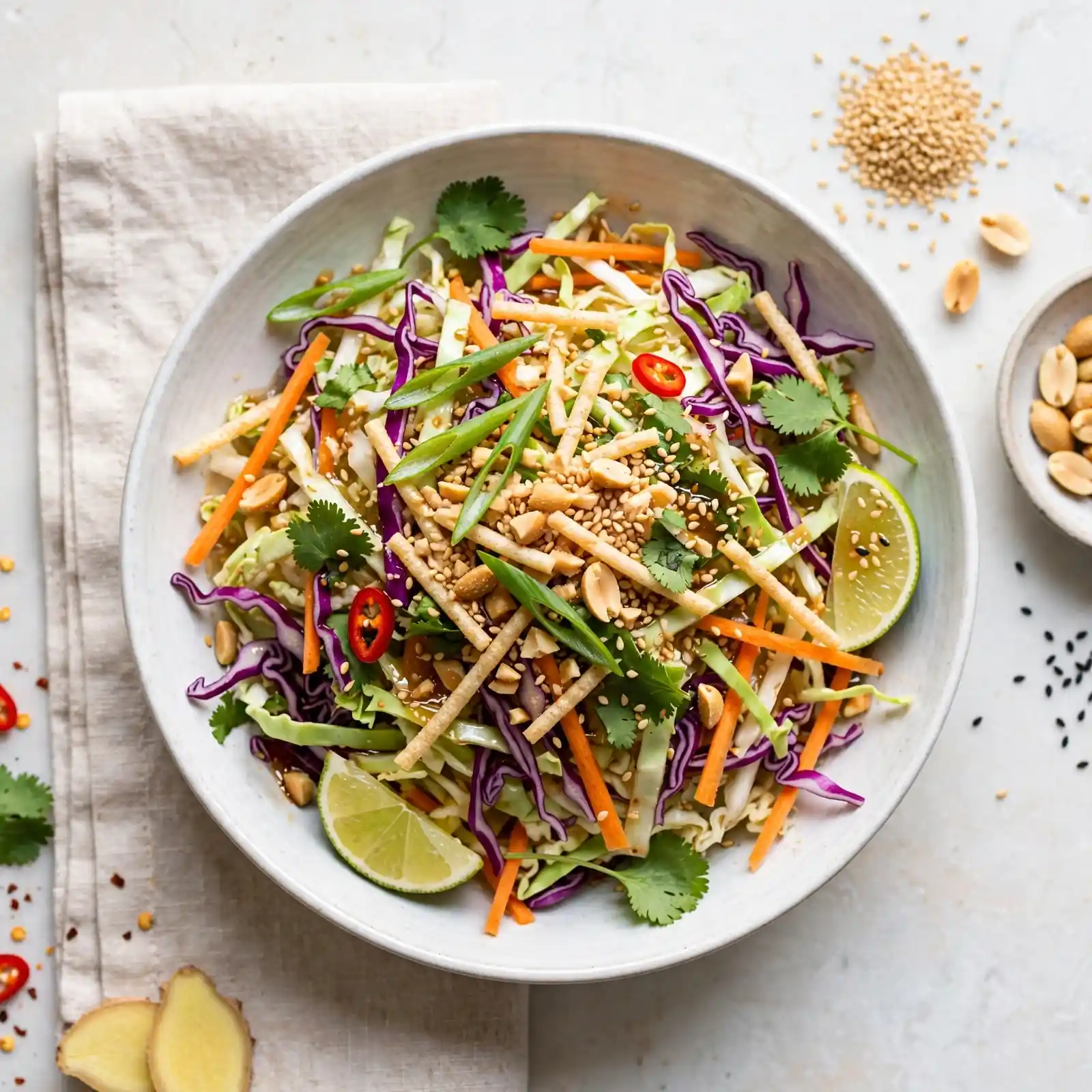 Crunchy Asian Cabbage Salad