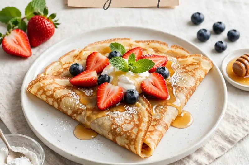 Perfectly Thin and Easy Crepe Recipe the Whole Family Will Flip For 3 Easy Crepe Recipe