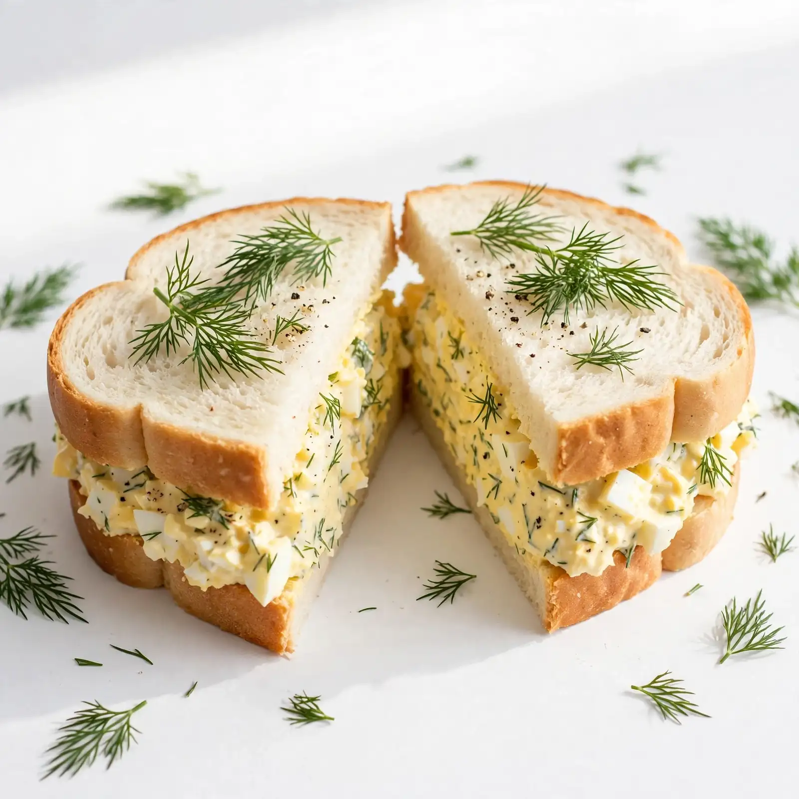 Egg Salad Sandwich with Fresh Dill