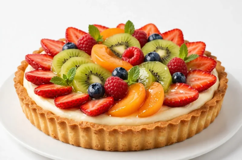 The Most Beautiful Fruit Tart Recipe That Tastes Even Better Than It Looks 3 Fruit Tart with Pastry Cream and Fresh Fruit