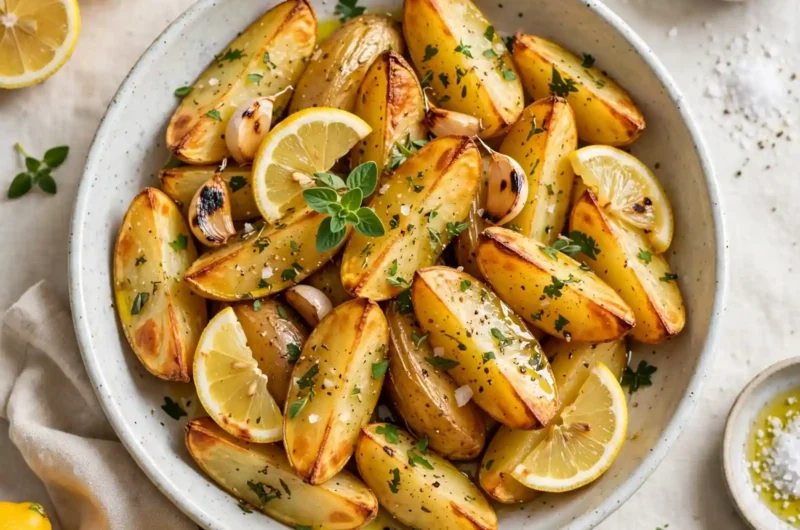 Greek Lemon Potatoes