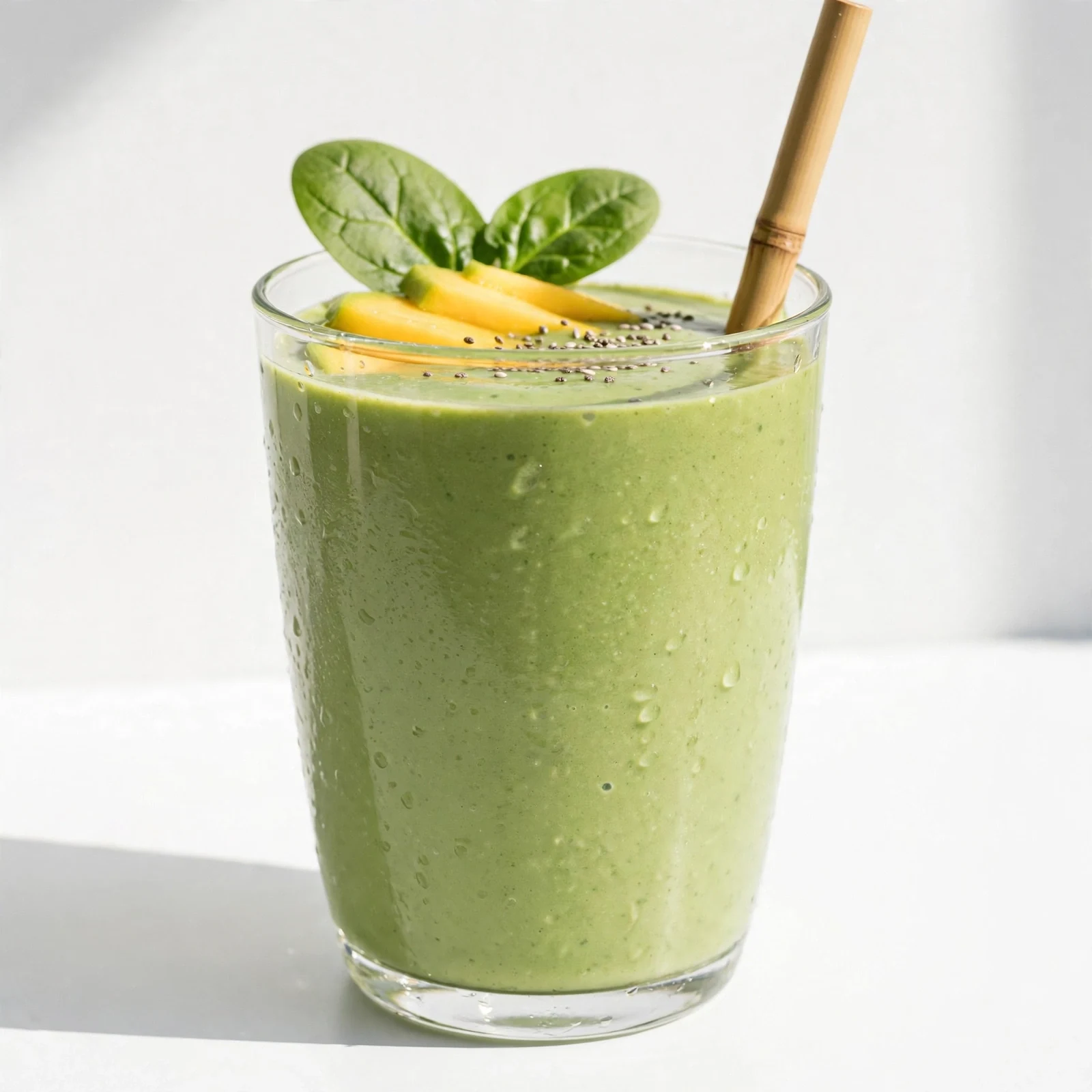 10 Easy Smoothie Recipes That Make You Actually Want to Wake Up in the Morning 4 Green Spinach Mango Smoothie
