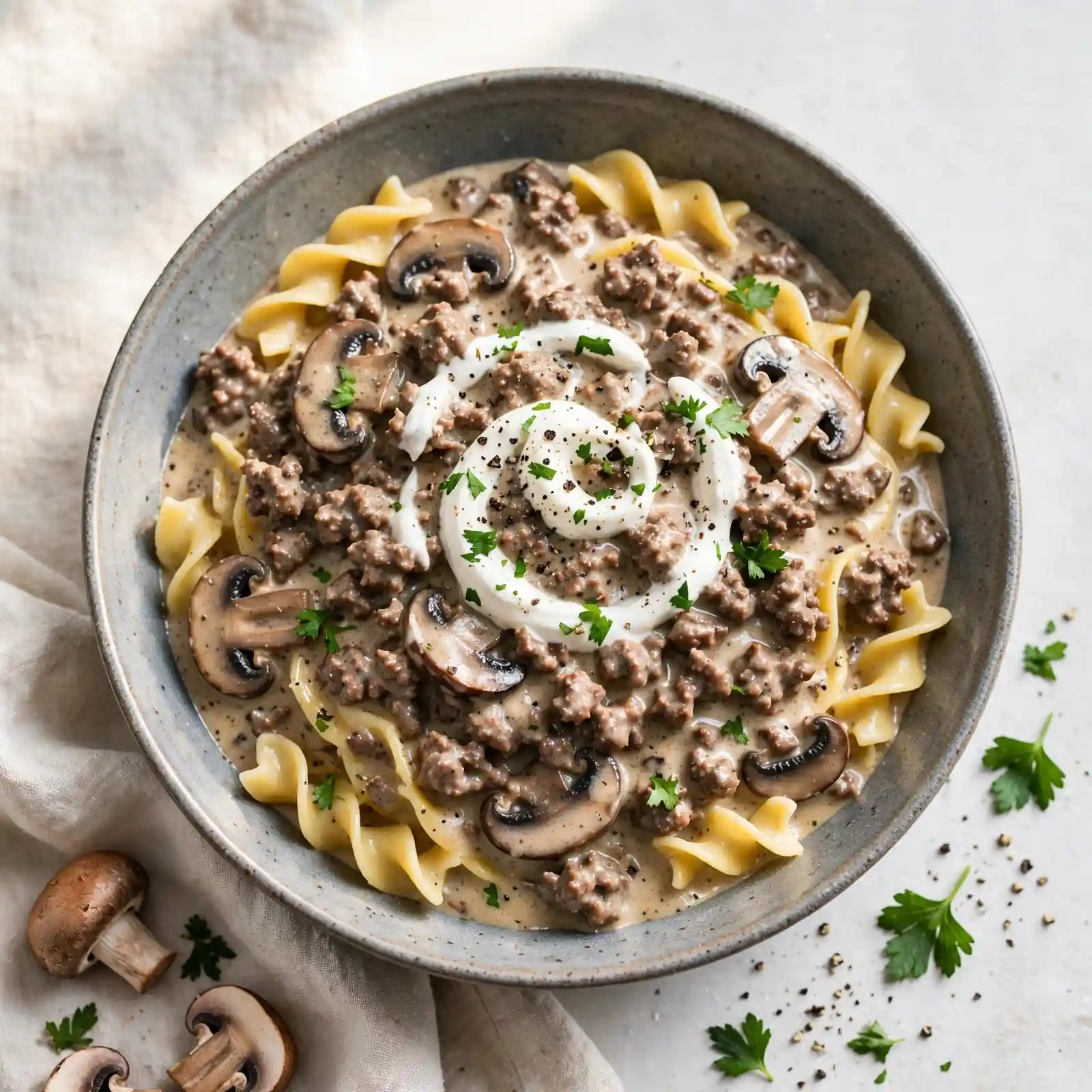 Cozy Ground Beef Stroganoff That Comes Together in 30 Minutes 16 Ground Beef Stroganoff
