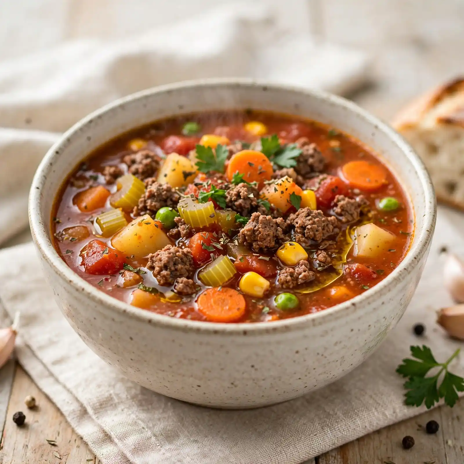 The Coziest Hamburger Soup Recipe for Busy Weeknight Dinners 5 Hamburger Soup Recipe