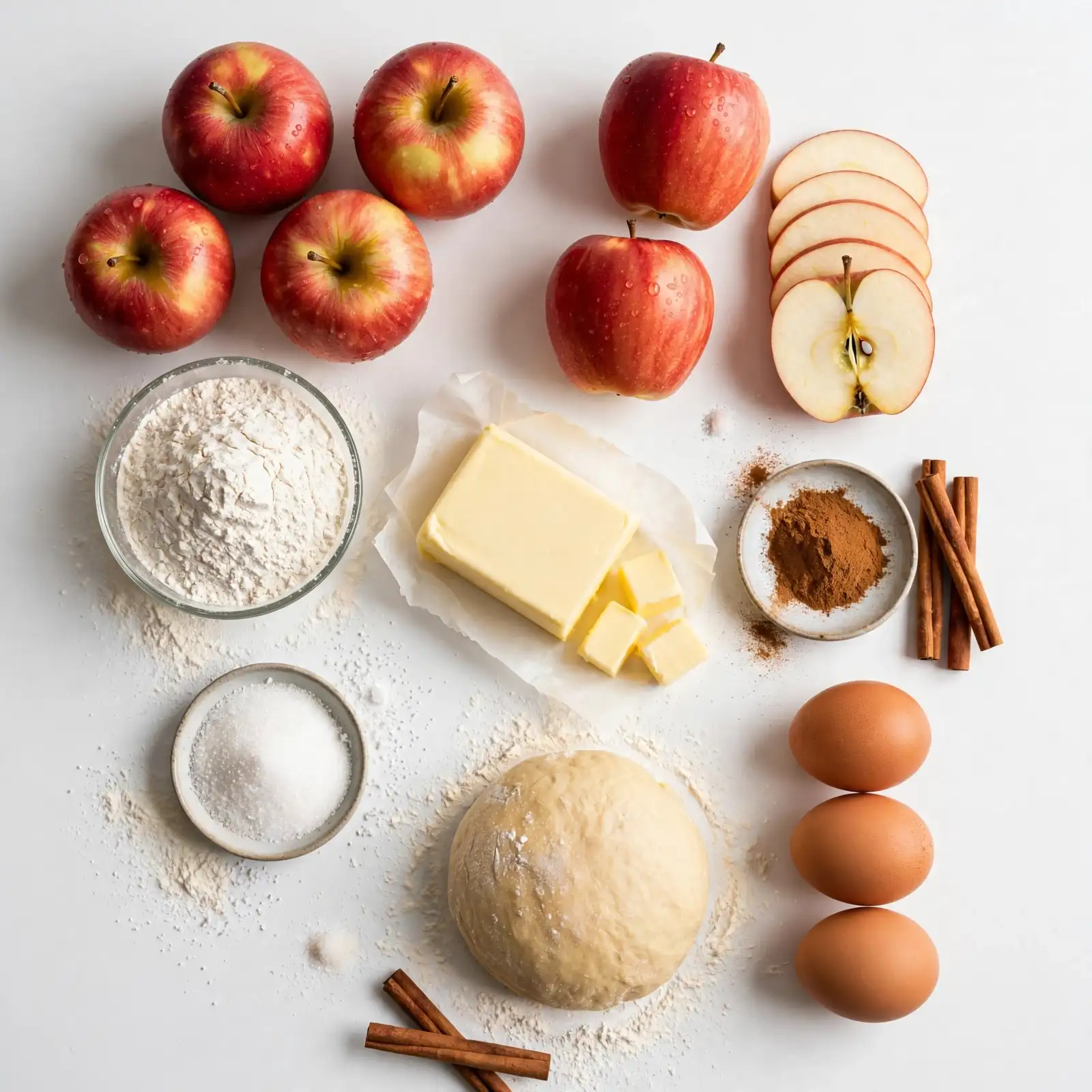 Ingredients of Apple Tart Recipe