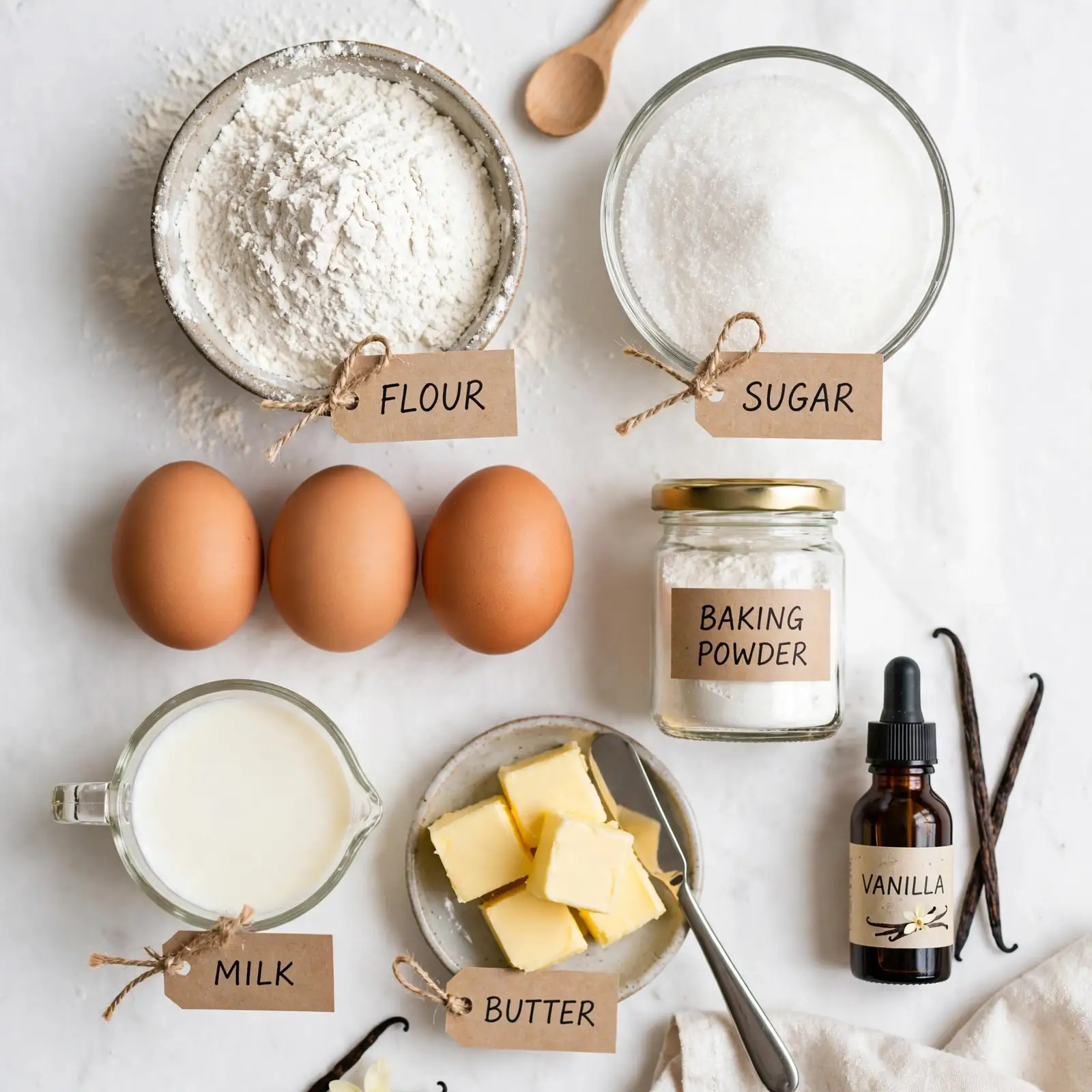 Ingredients of Baked Donuts
