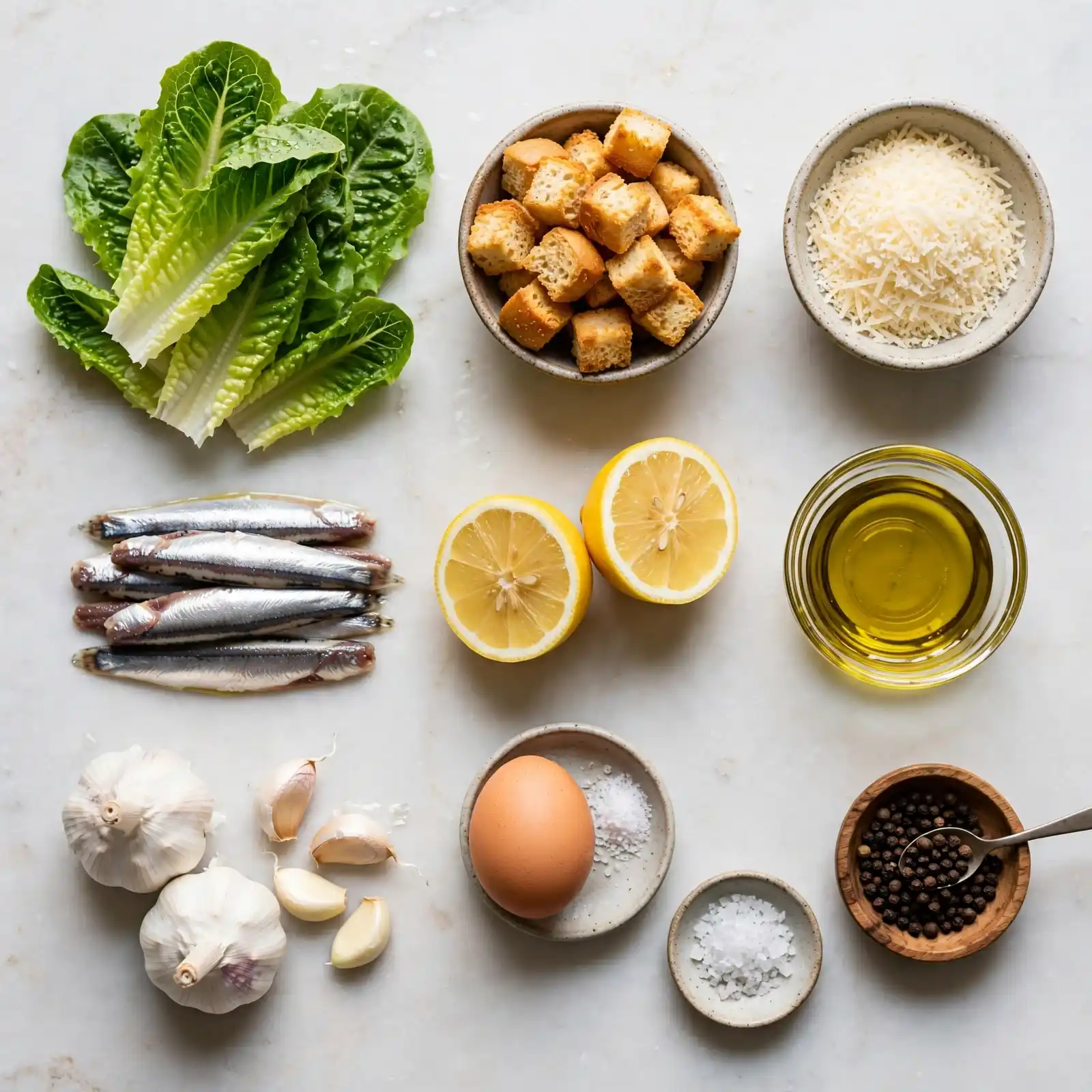 The Creamiest Caesar Salad Recipe You'll Ever Make at Home 2 Ingredients of Caesar Salad Recipe