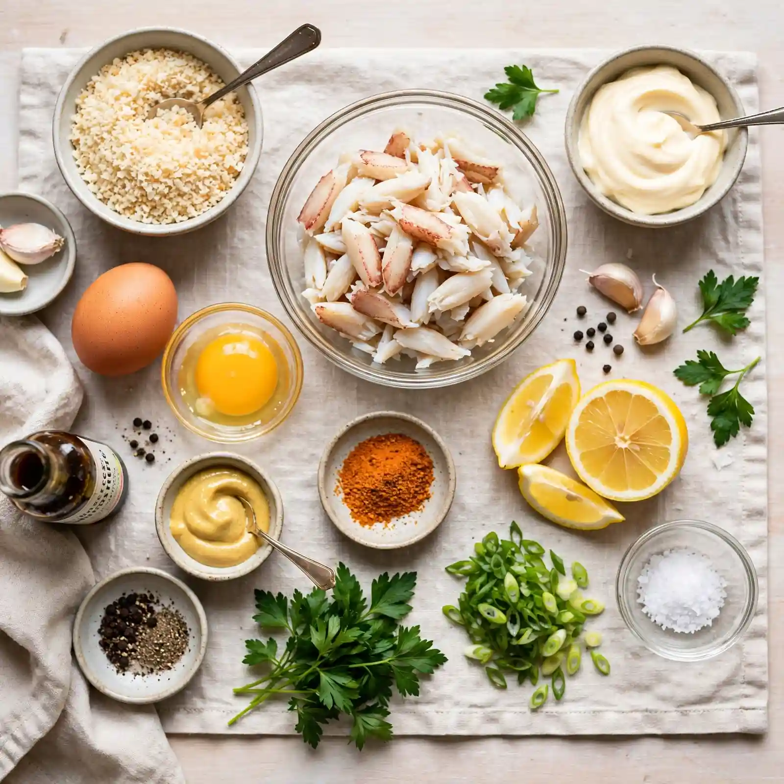 The Crispiest Homemade Crab Cakes Recipe That Will Impress Every Guest 2 Ingredients of Crab Cakes Recipe
