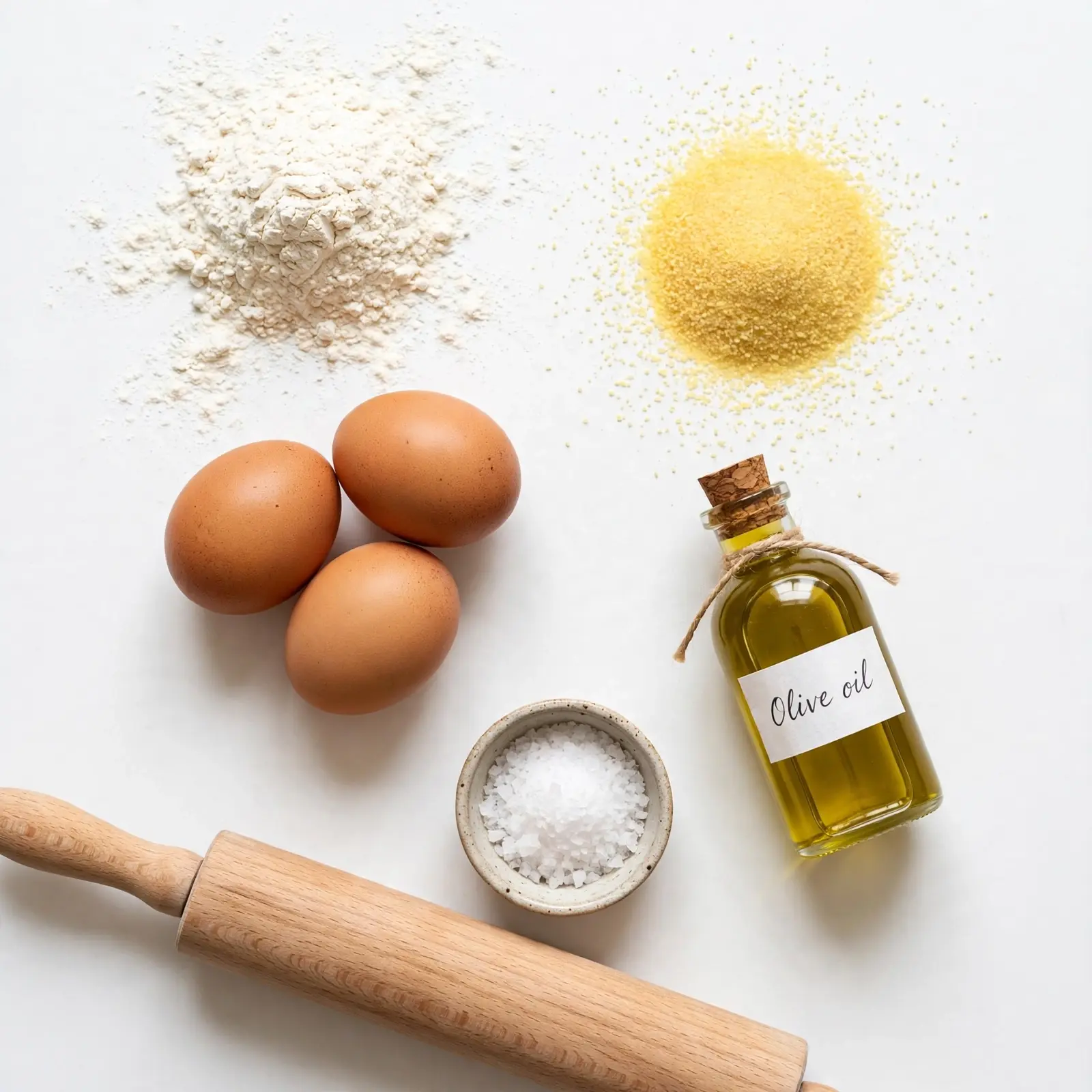 The Silkiest Homemade Pasta Recipe You'll Ever Twirl on a Fork 2 Ingredients of Homemade Pasta Recipe