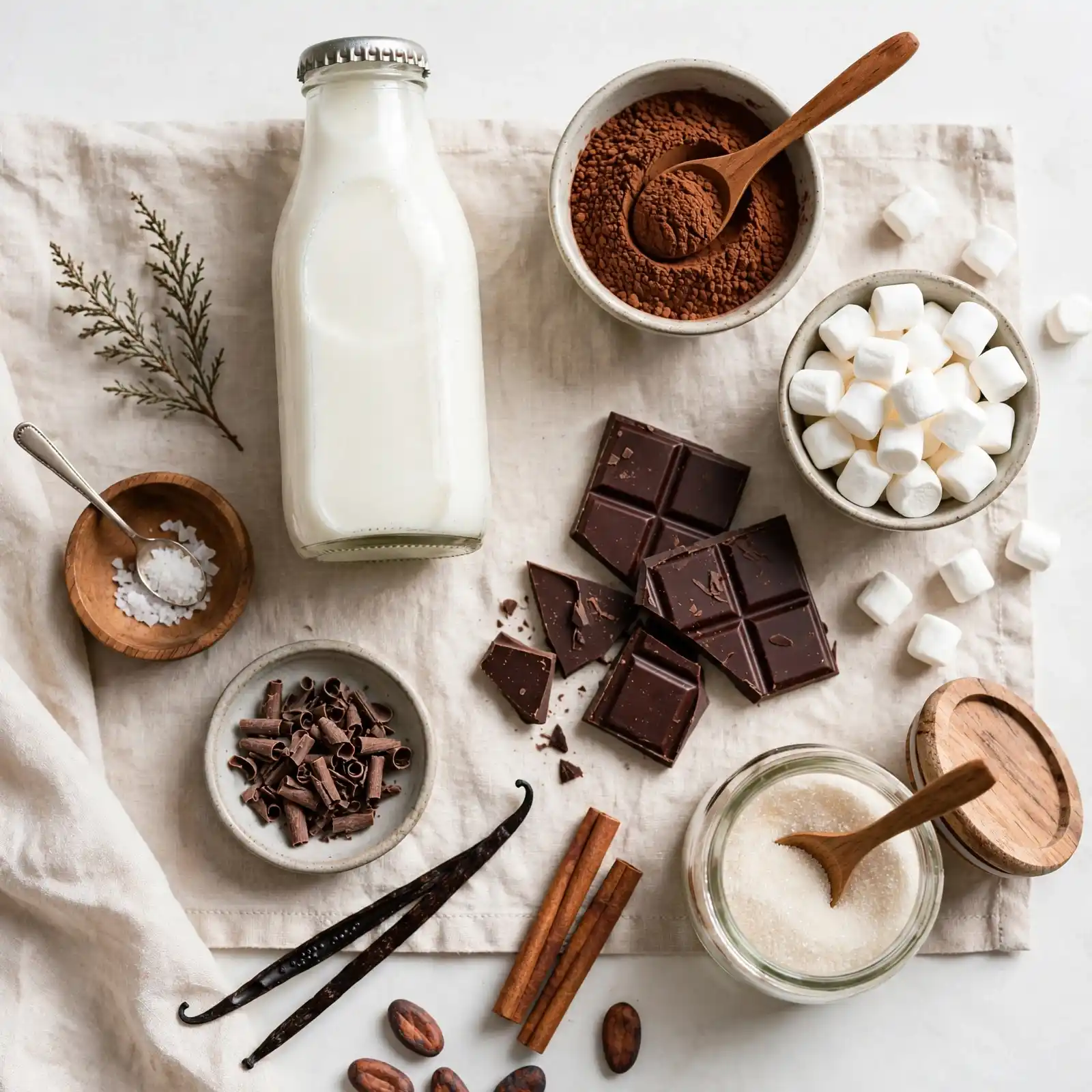 Ingredients of Hot Chocolate Recipe