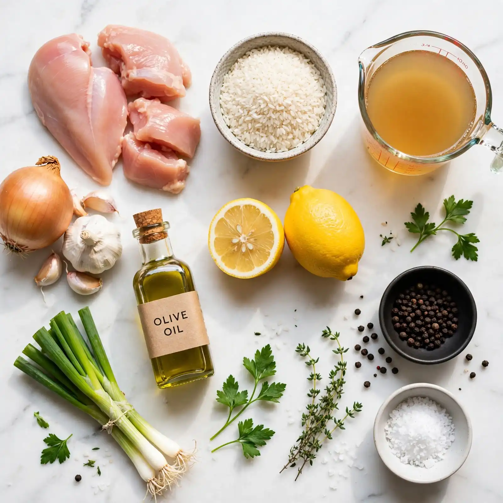 Ingredients of Instant Pot Chicken And Rice