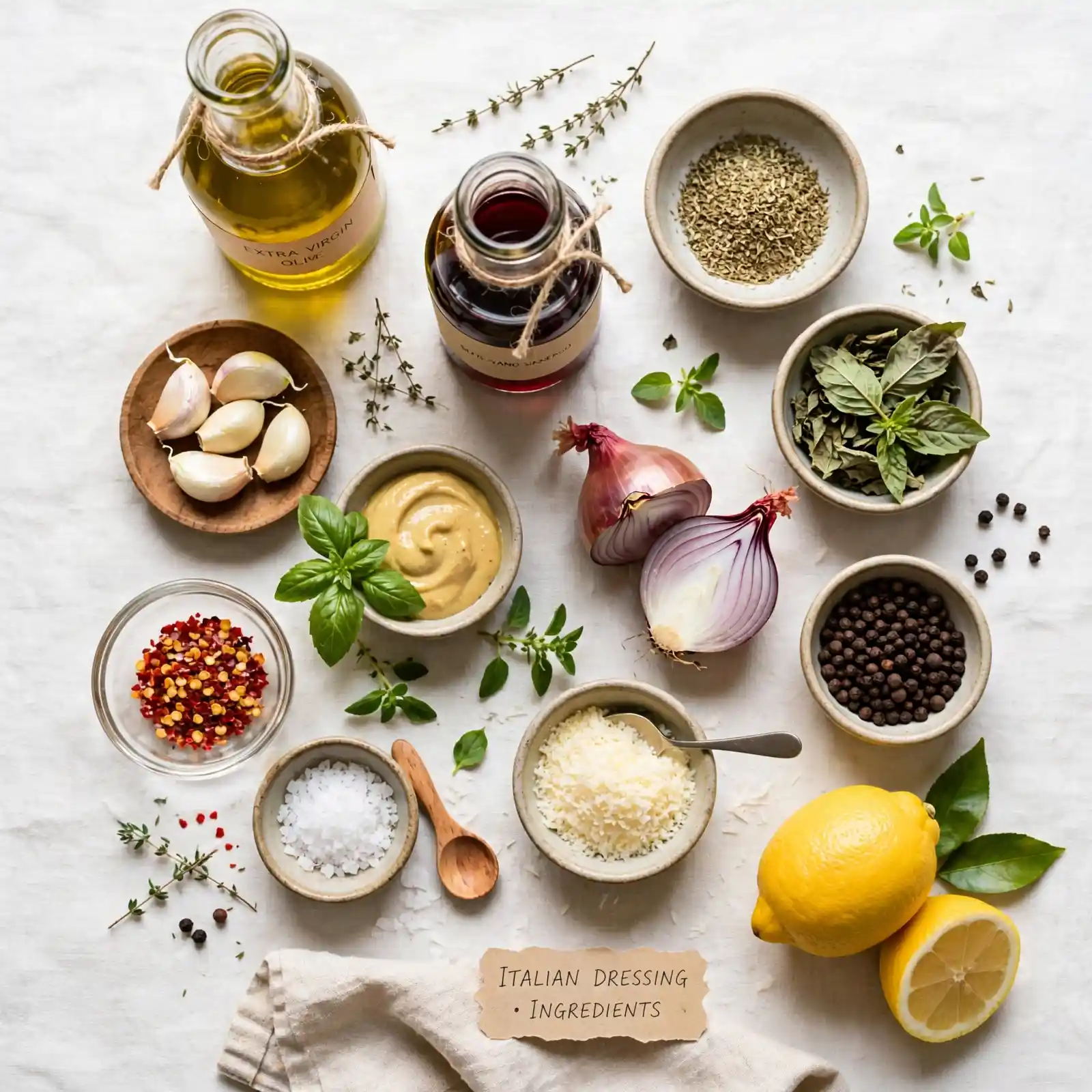 The Zestiest Homemade Italian Dressing You'll Ever Make 2 Ingredients of Italian Dressing