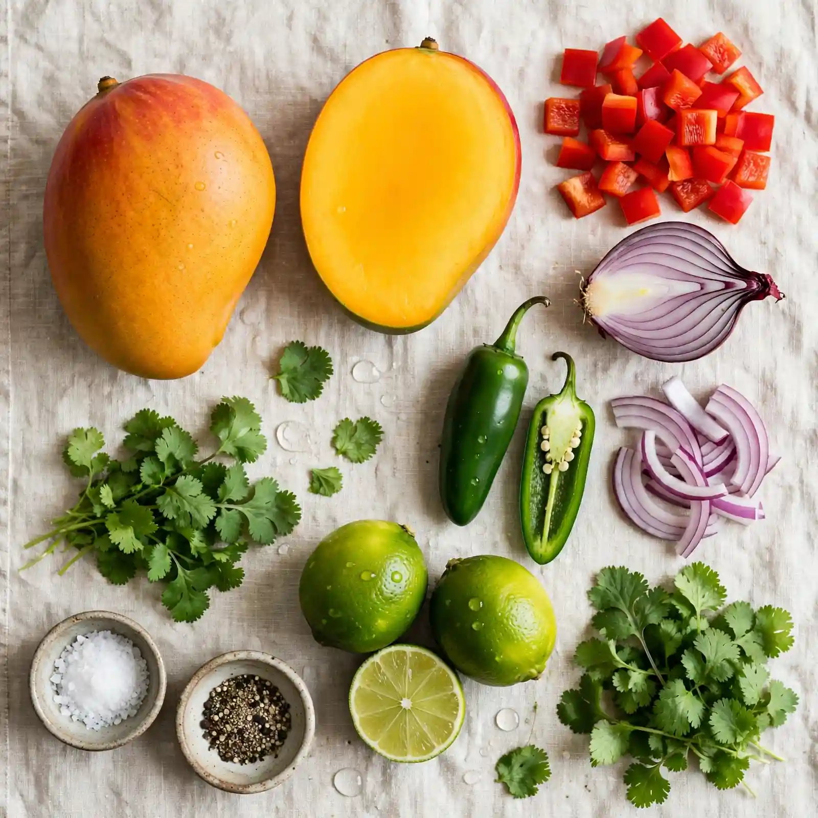 The Juiciest Mango Salsa Recipe You'll Ever Make 2 Ingredients of Mango Salsa Recipe