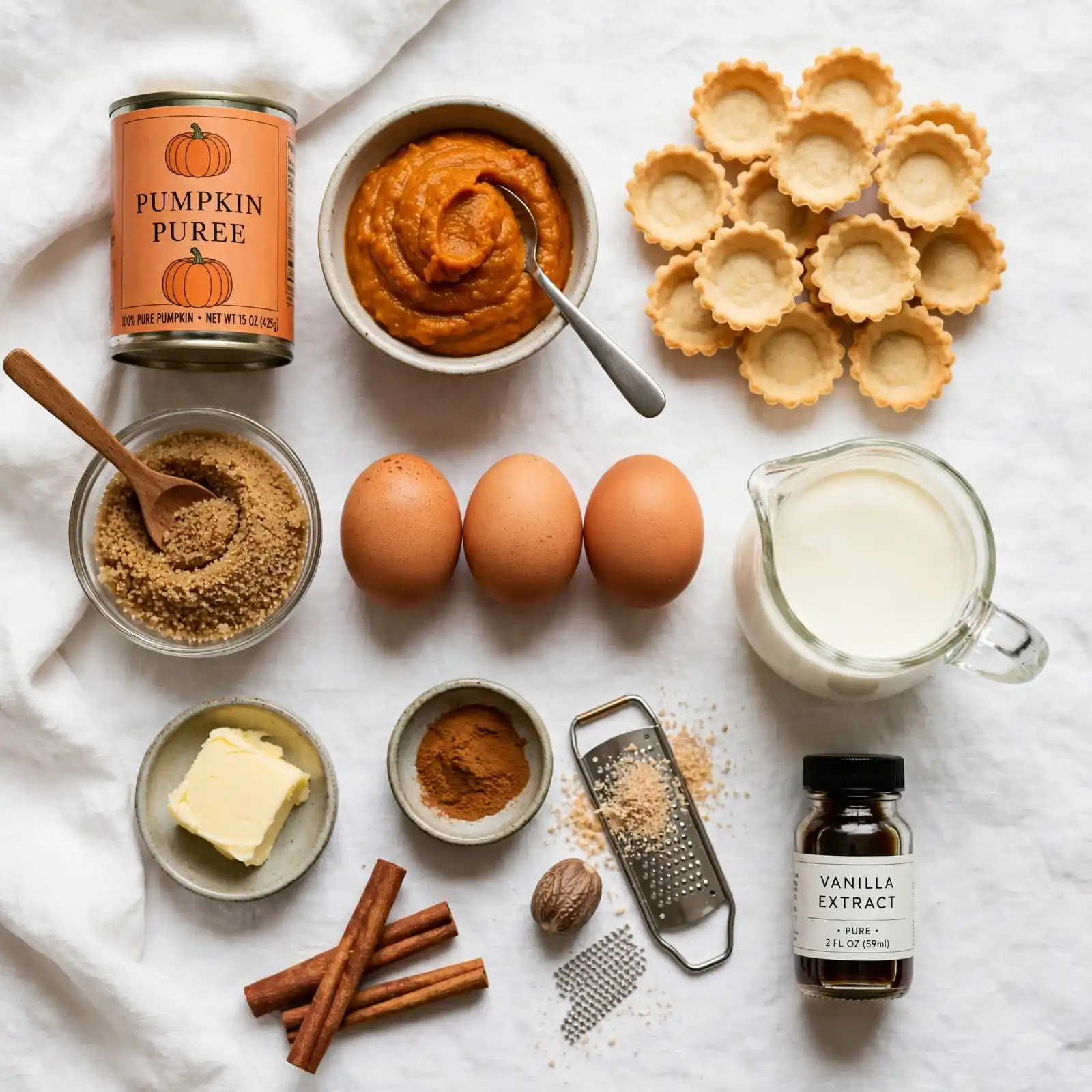 The Creamiest Mini Pumpkin Pies Your Family Will Beg For 2 Ingredients of Mini Pumpkin Pies