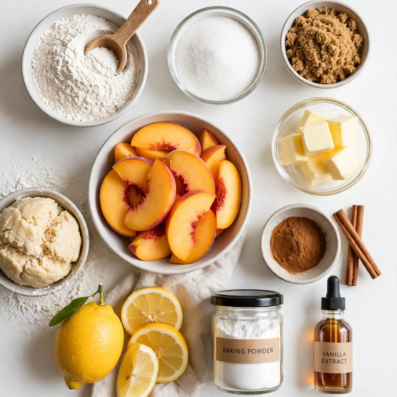 The Most Irresistible Peach Cobbler You'll Make All Summer Long 2 Ingredients of Peach Cobbler