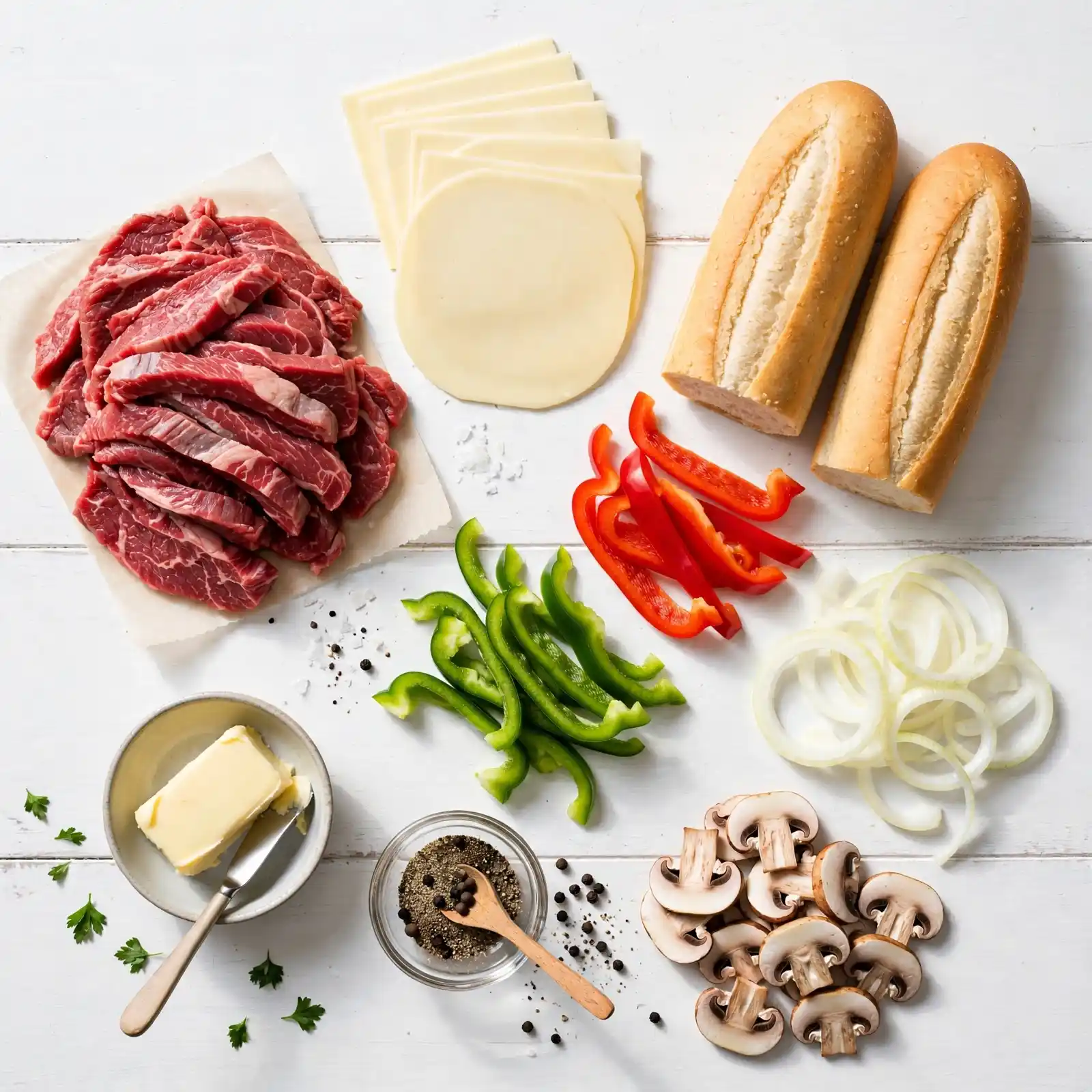 The Ultimate Homemade Philly Cheesesteak That Melts in Every Bite 2 Ingredients of Philly Cheesesteak