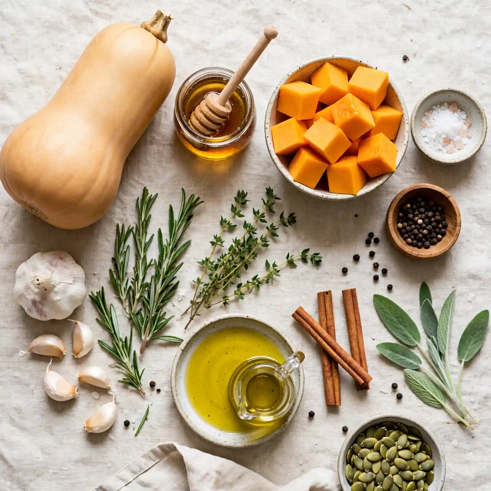 The Coziest Roasted Butternut Squash You'll Make on Repeat All Fall 2 Ingredients of Roasted Butternut Squash