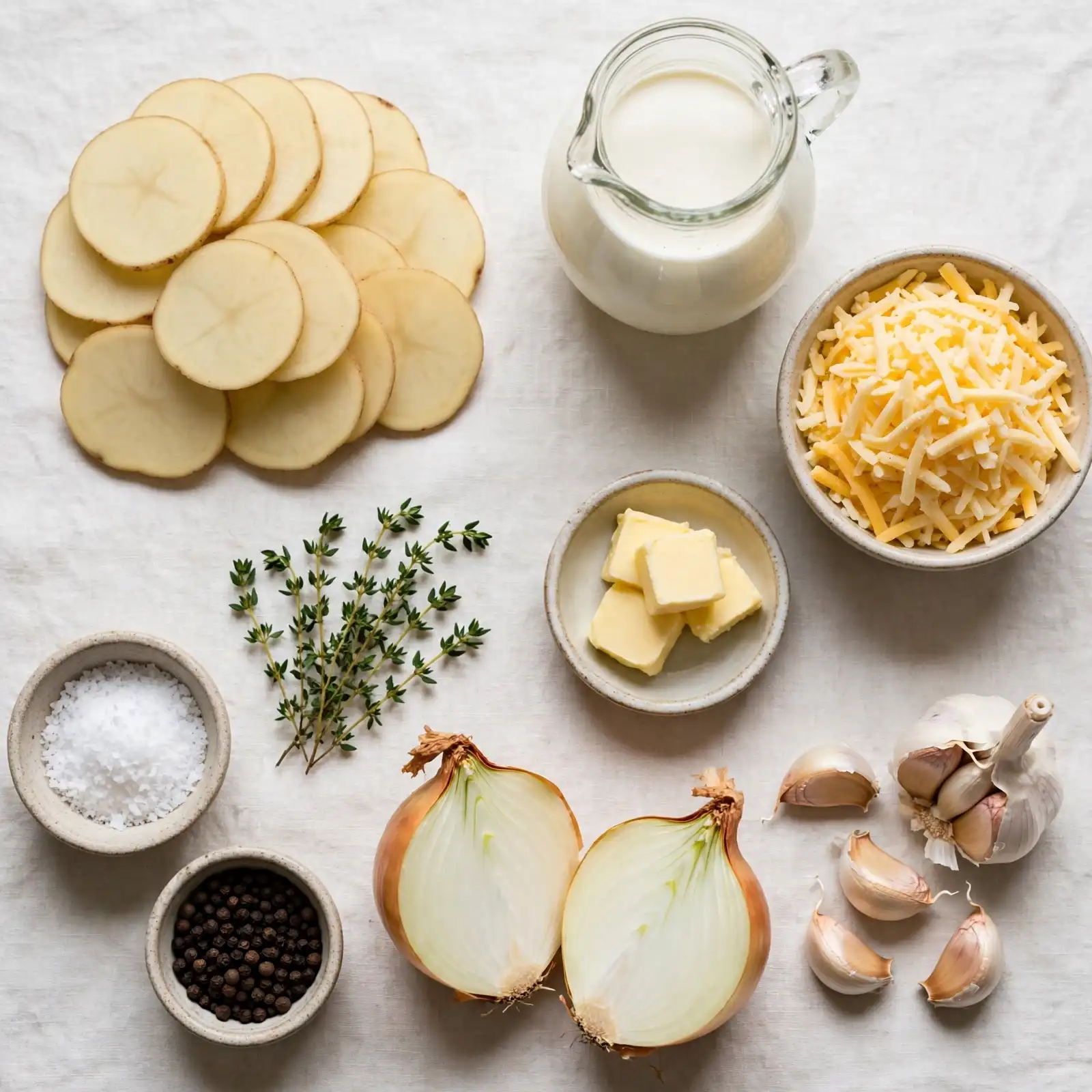 The Creamiest Scalloped Potatoes That Belong on Every Holiday Table 2 Ingredients of Scalloped Potatoes