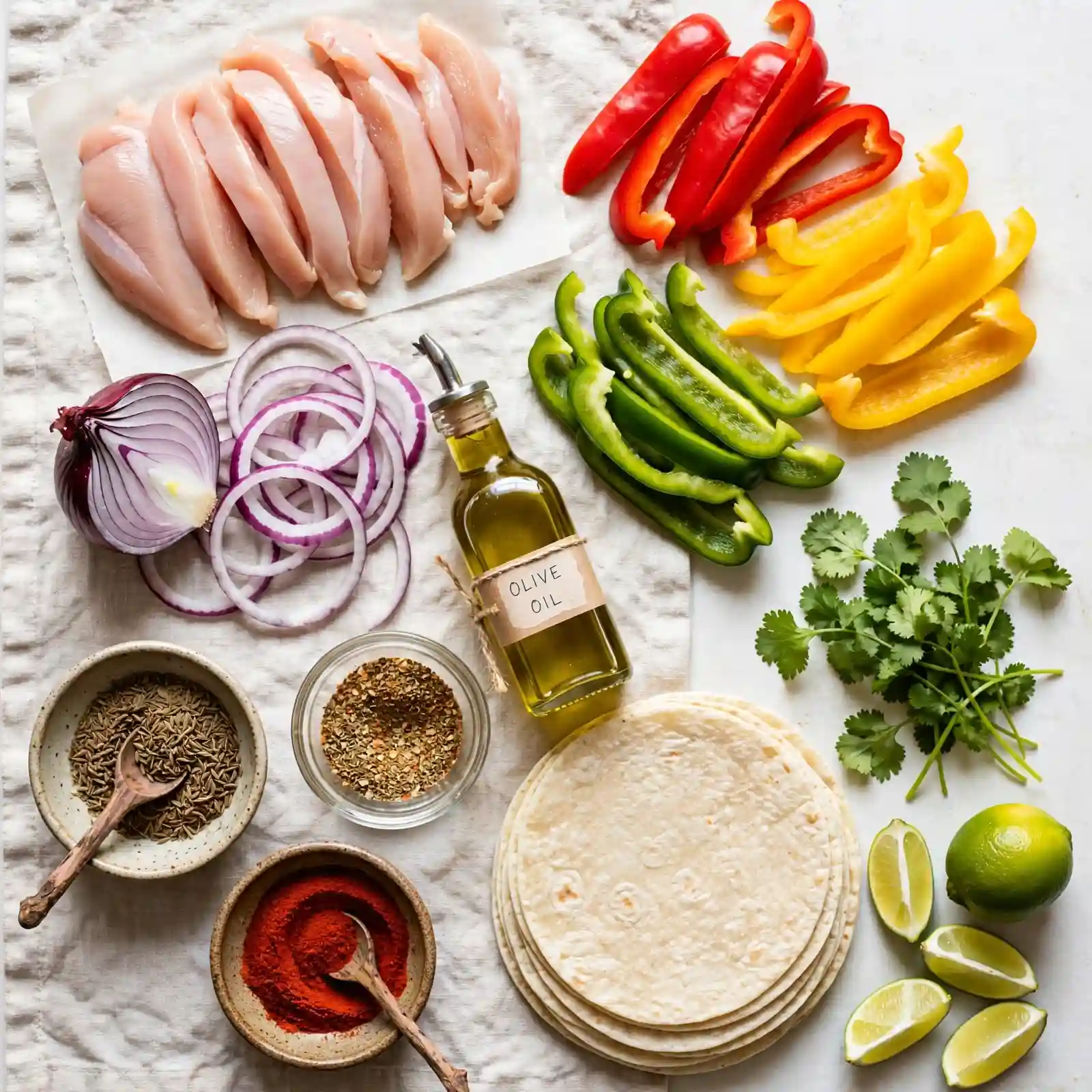 The Smoky, Sizzling Sheet Pan Chicken Fajitas Your Weeknights Need 2 Ingredients of Sheet Pan Chicken Fajitas