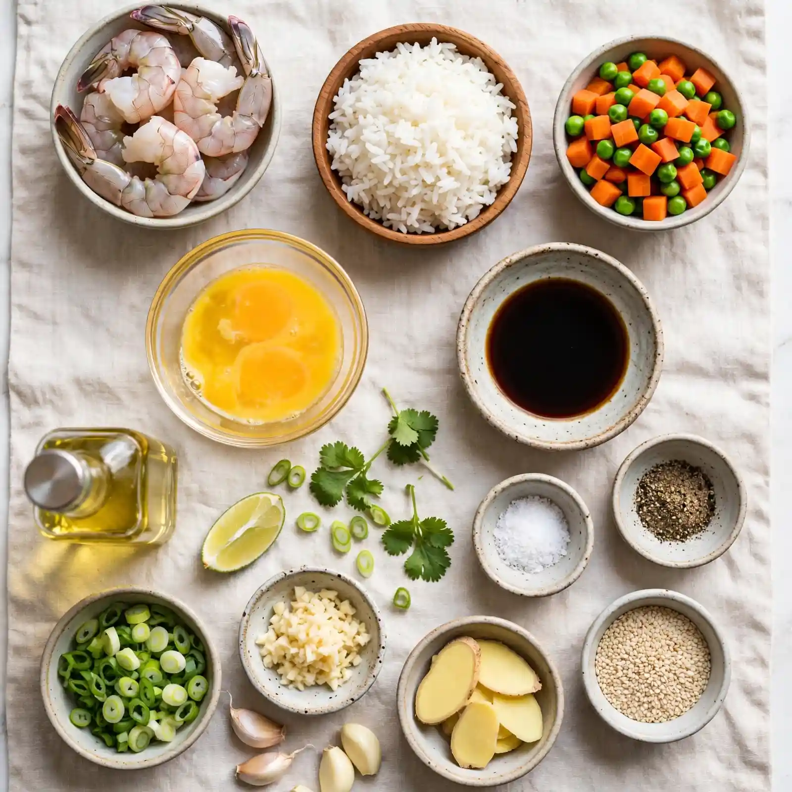 The Irresistible Shrimp Fried Rice Recipe That Beats Takeout Every Time 2 Ingredients of Shrimp Fried Rice Recipe