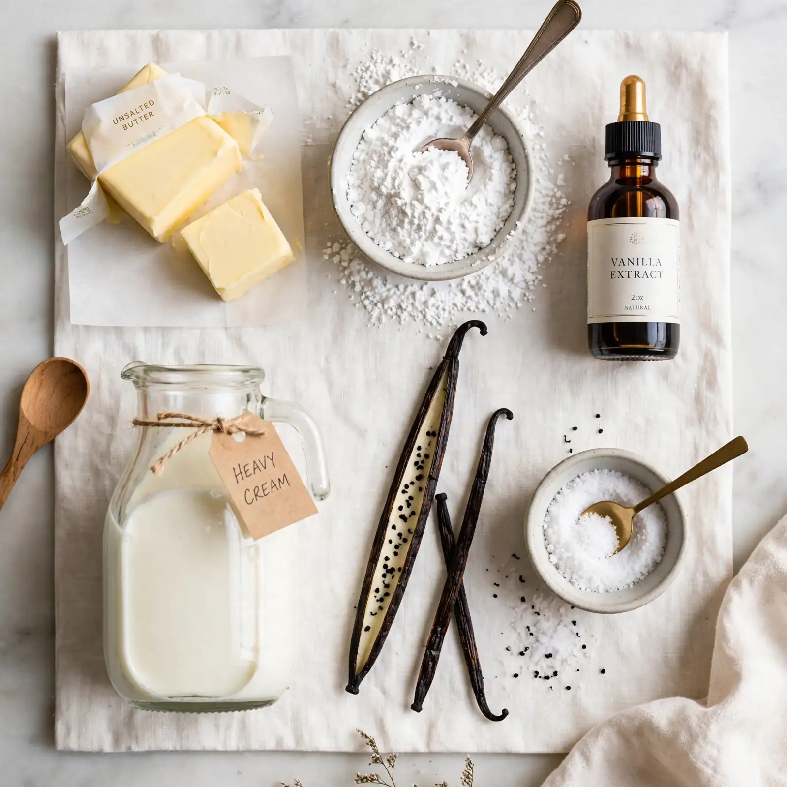 The Creamiest Vanilla Buttercream Frosting You'll Ever Make 2 Ingredients of Vanilla Buttercream Frosting