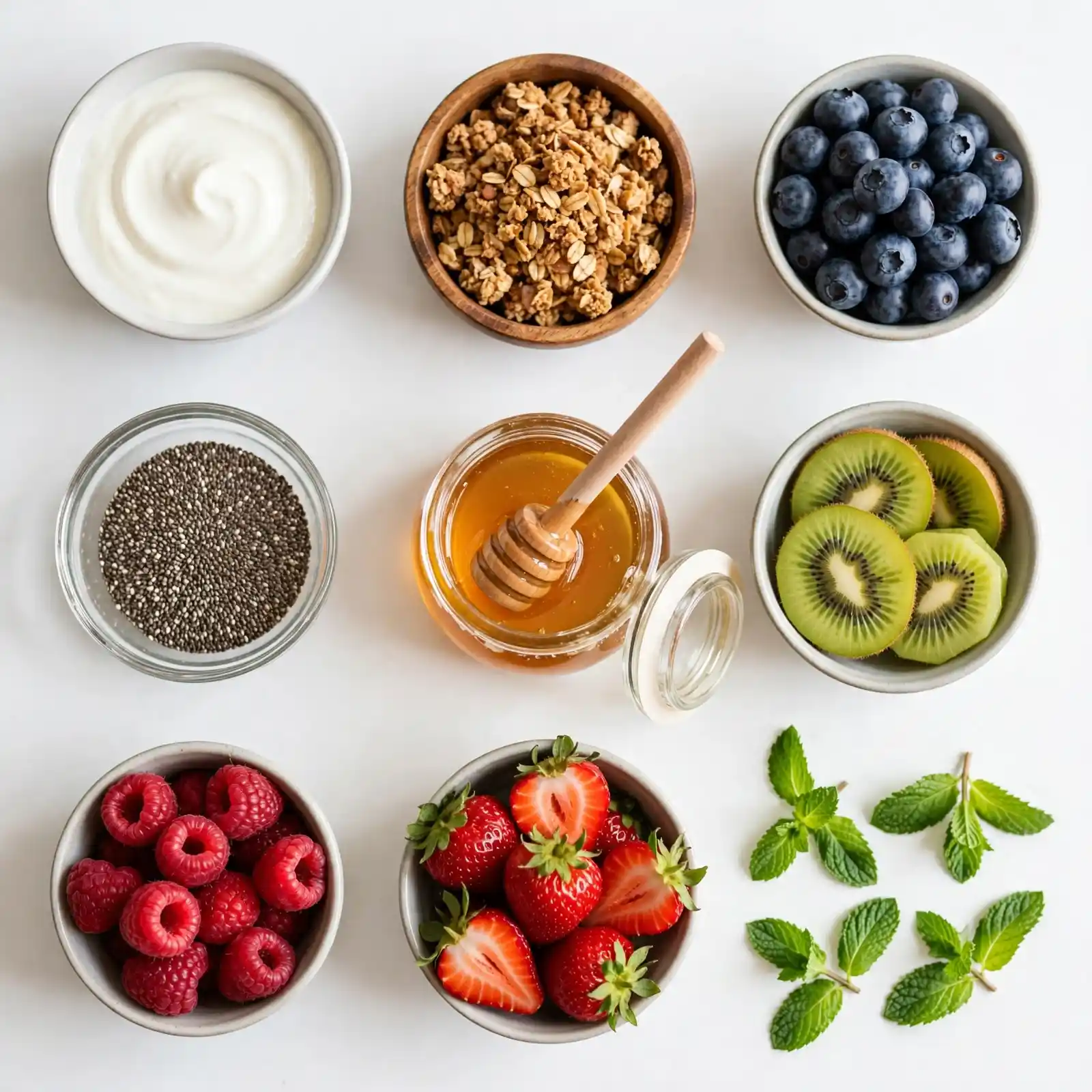 Ingredients of Yogurt Bowl
