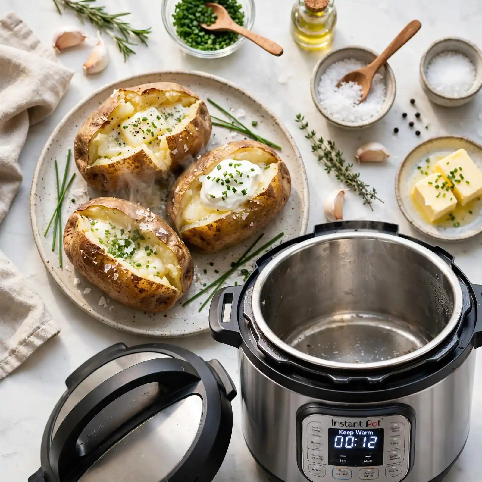 Instant Pot Baked Potatoes