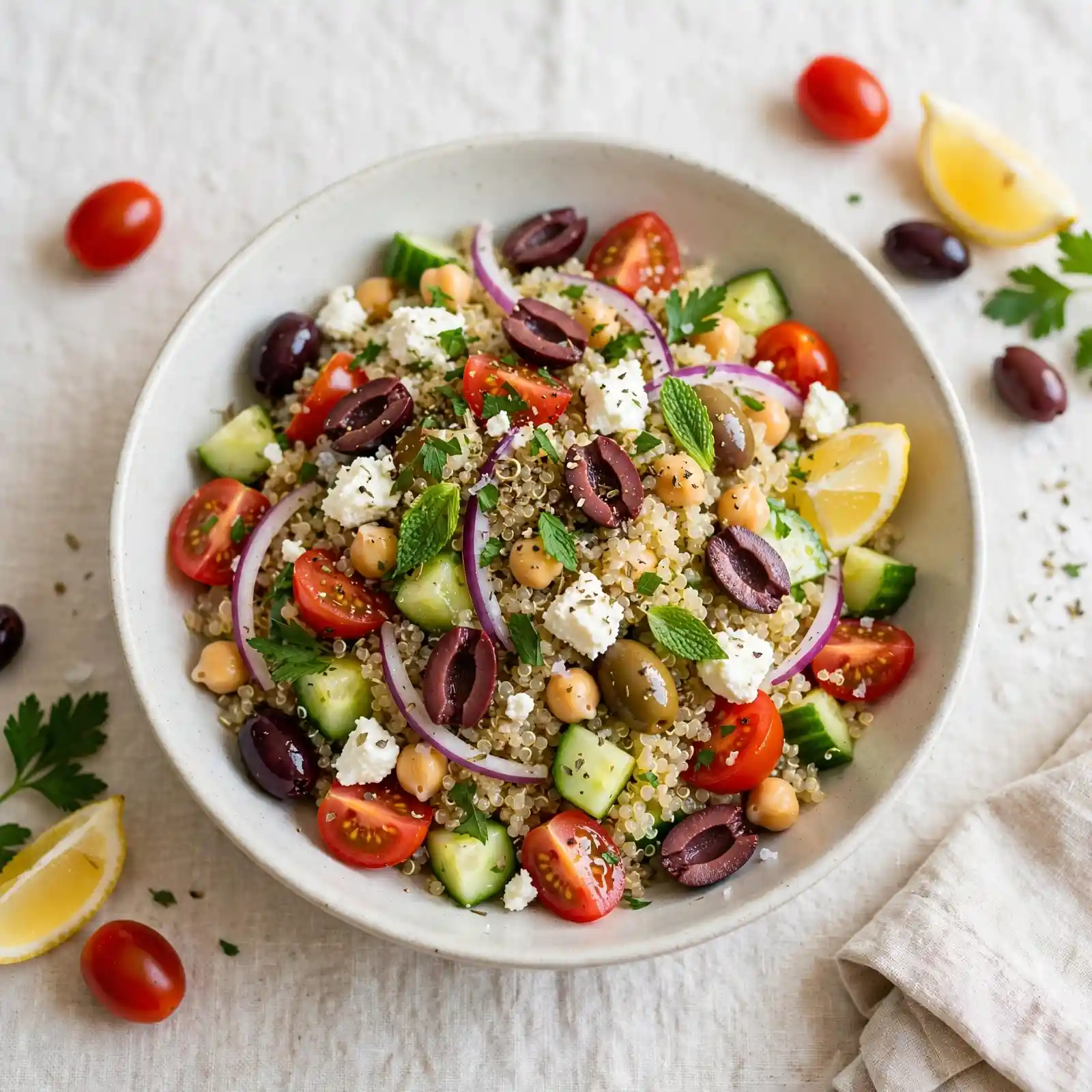 Mediterranean Quinoa Salad