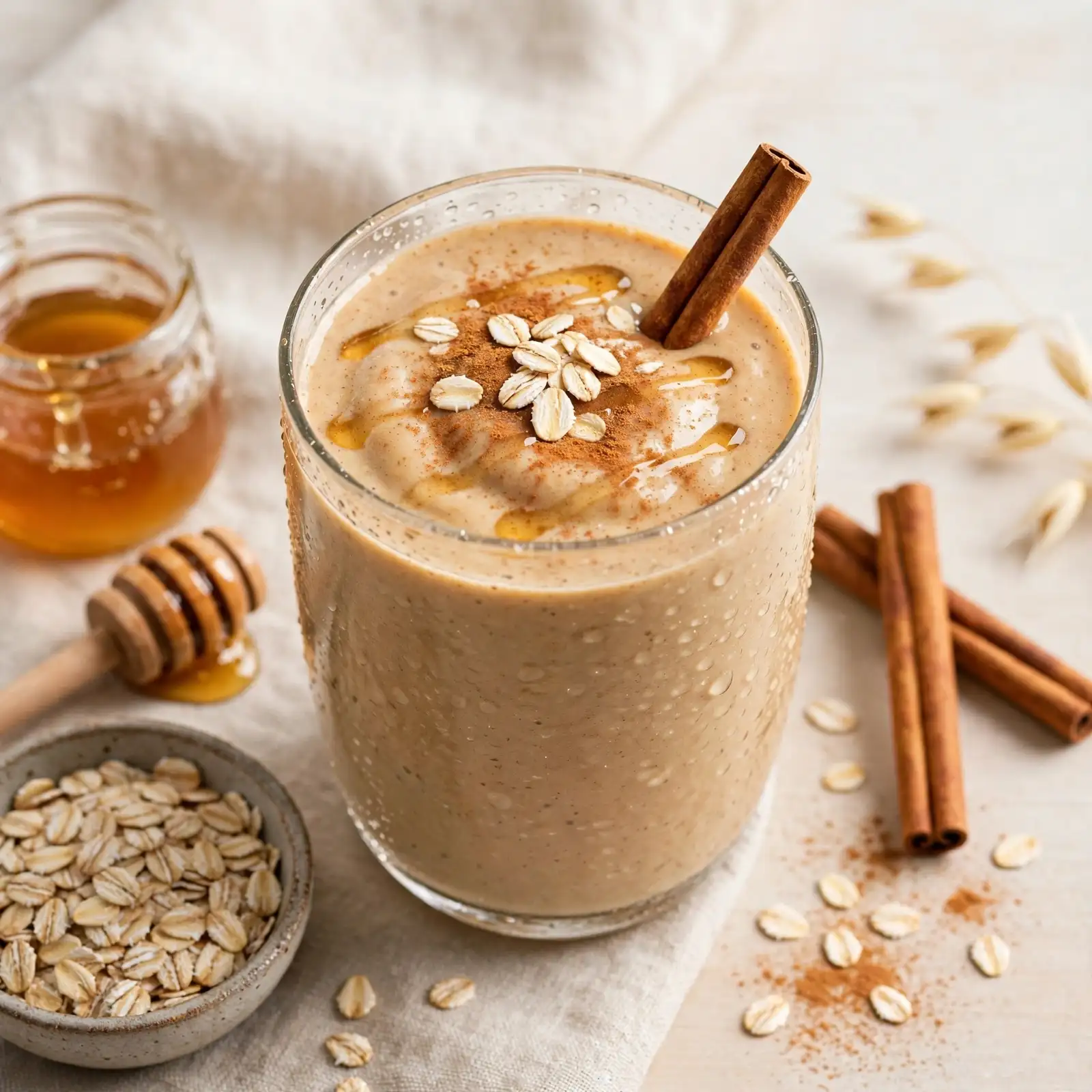 10 Easy Smoothie Recipes That Make You Actually Want to Wake Up in the Morning 10 Oat and Honey Cinnamon Smoothie