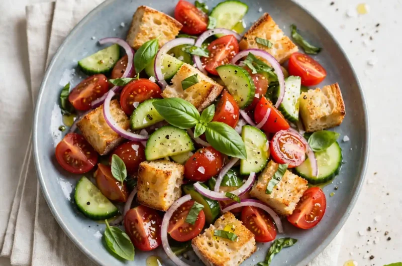 The Juiciest Panzanella Salad You'll Crave All Summer Long 3 Panzanella Salad