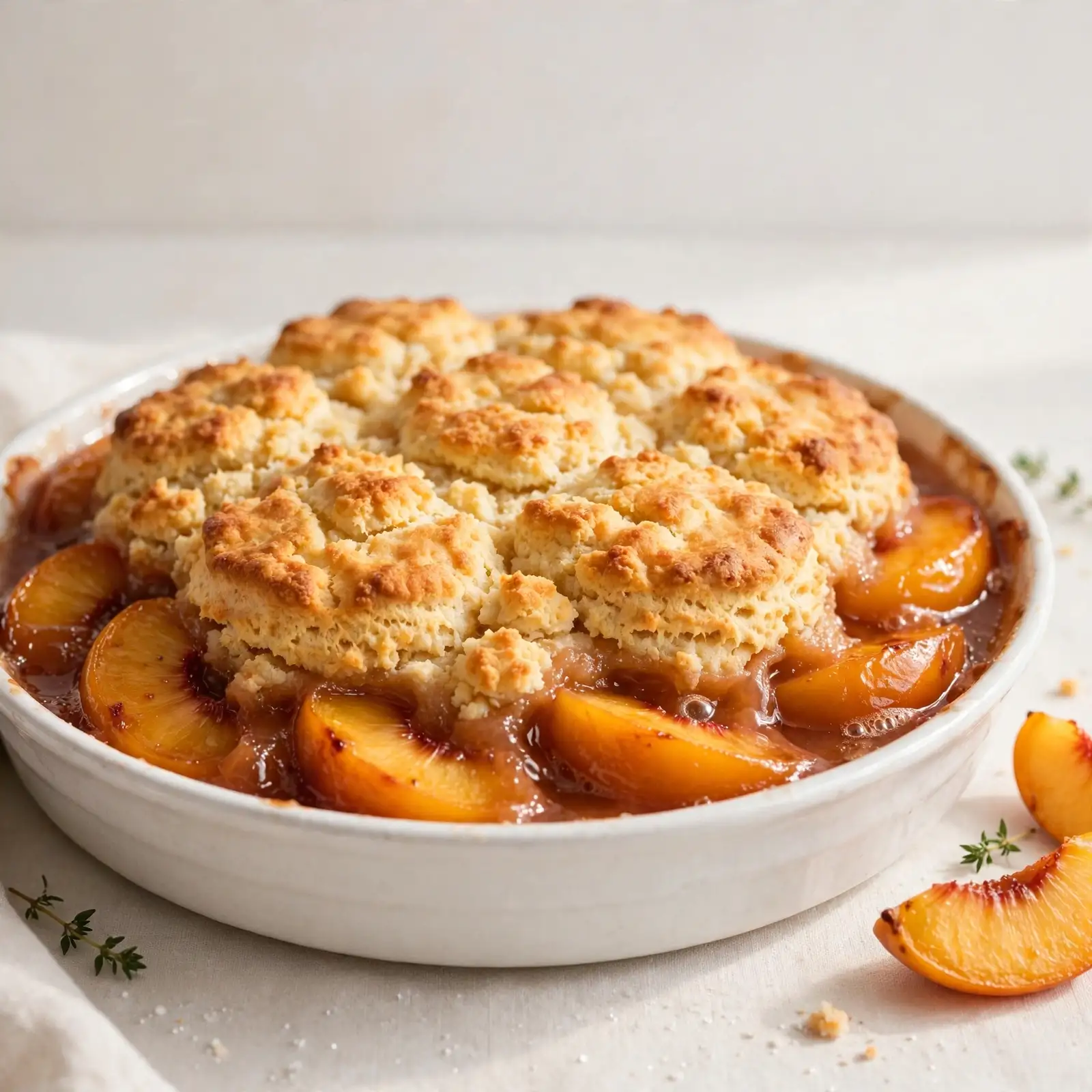 The Most Irresistible Peach Cobbler You'll Make All Summer Long 6 Peach Cobbler