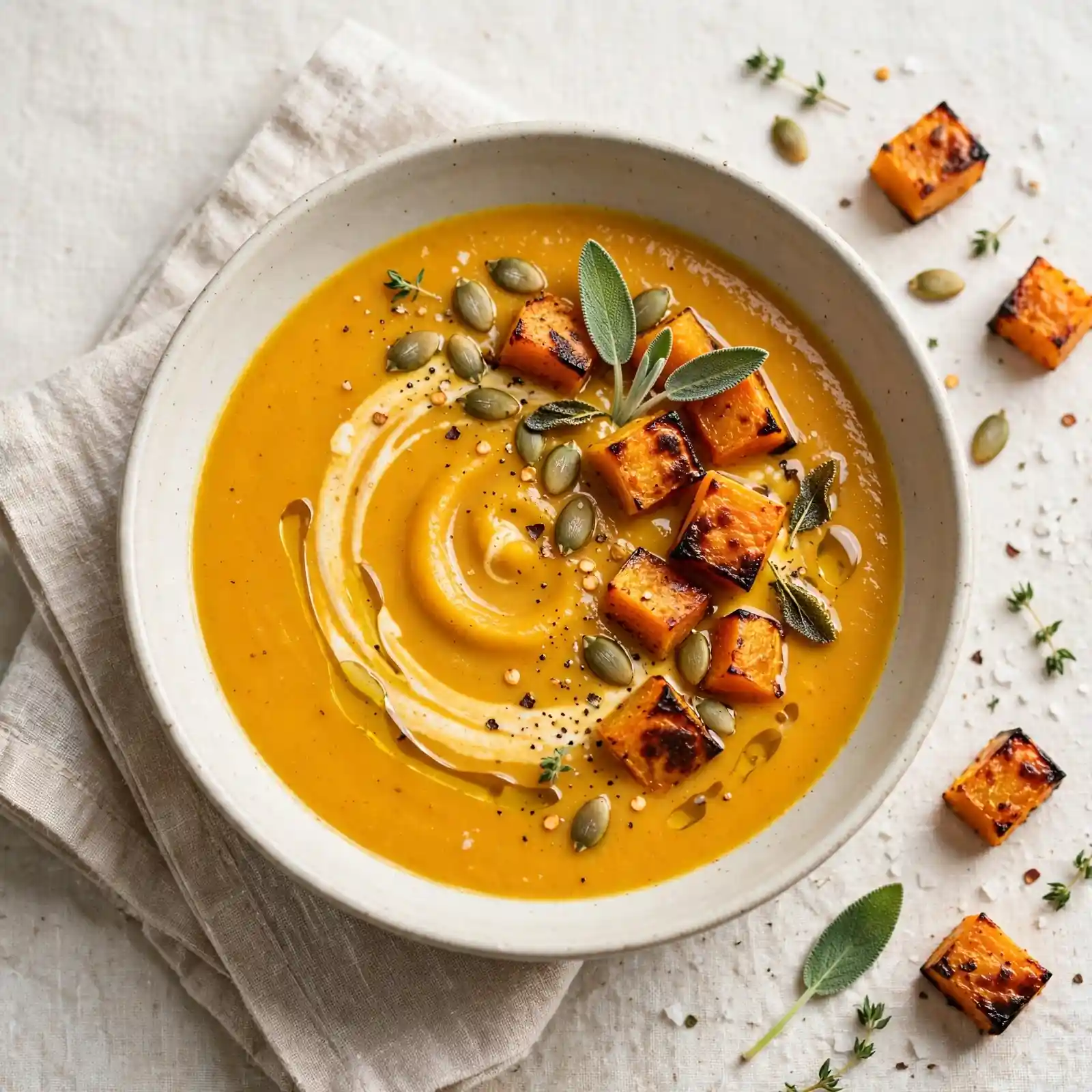 The Creamiest Roasted Butternut Squash Soup for Cozy Fall Nights 3 Roasted Butternut Squash Soup