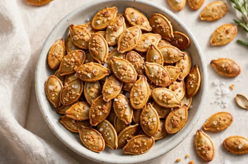 The Crispiest Roasted Pumpkin Seeds You'll Make Every Fall 3 Crispy Roasted Pumpkin Seeds