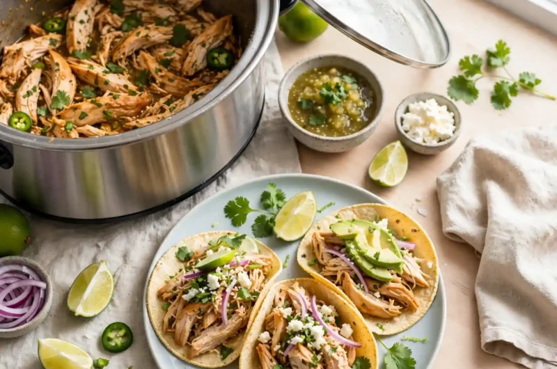Slow Cooker Chicken Tacos
