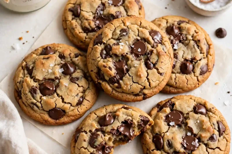 The Chewiest Sourdough Chocolate Chip Cookies You'll Ever Pull From Your Oven 3 Chewy Sourdough Chocolate Chip Cookies
