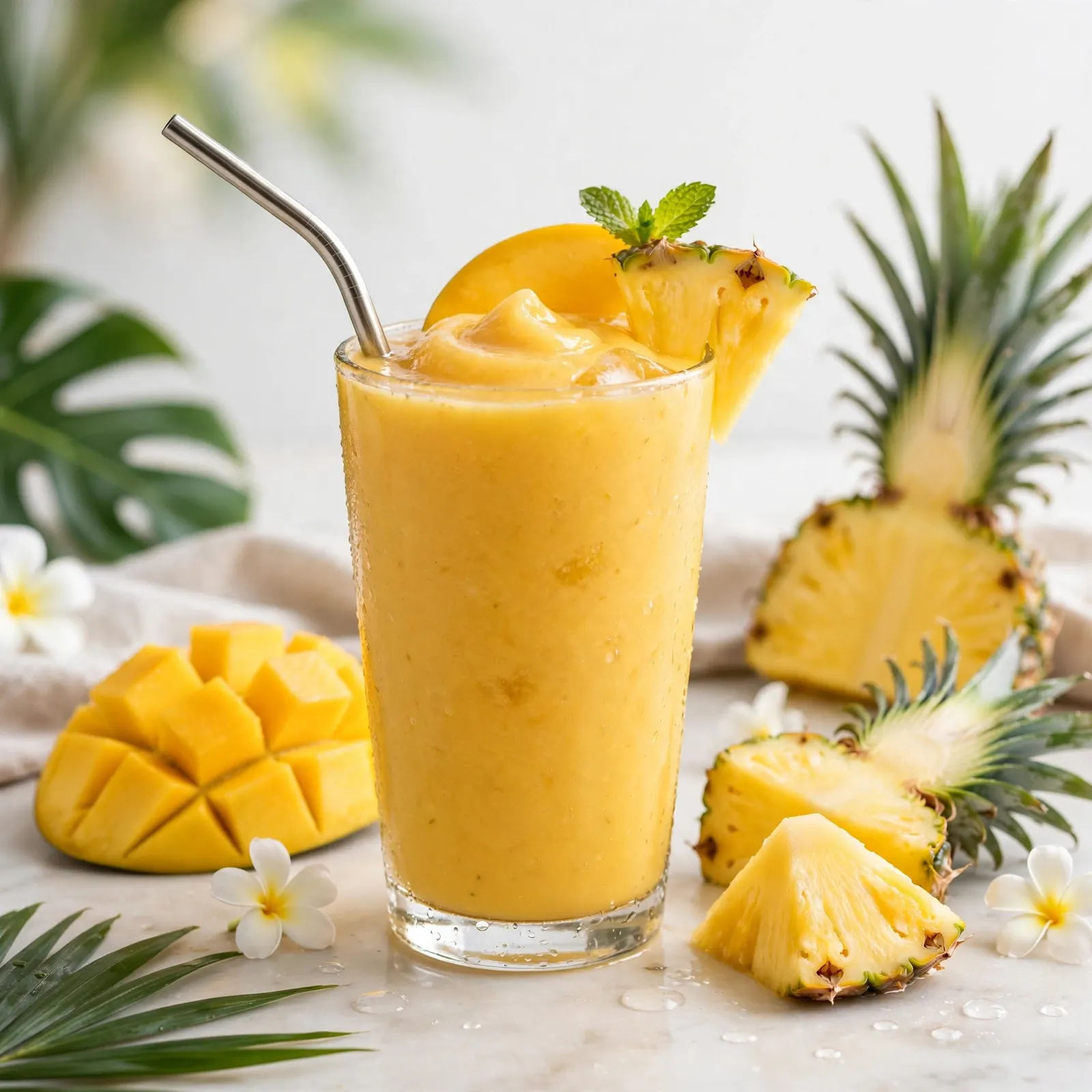 10 Easy Smoothie Recipes That Make You Actually Want to Wake Up in the Morning 2 Tropical Mango Pineapple Smoothie