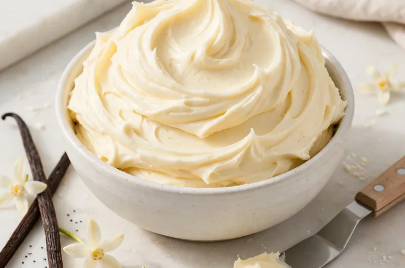 The Creamiest Vanilla Buttercream Frosting You'll Ever Make 3 Vanilla Buttercream Frosting