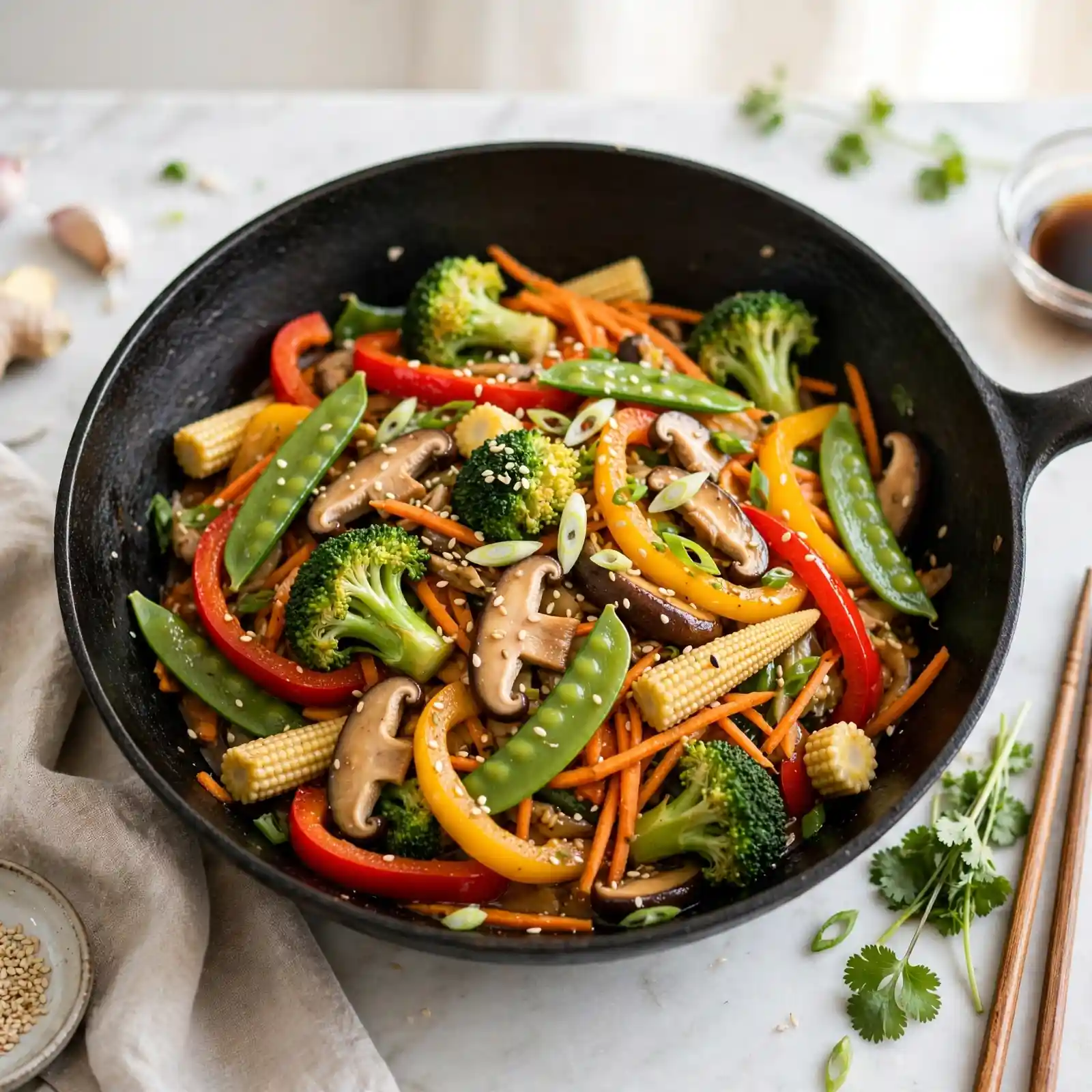 The Most Satisfying Vegetable Stir Fry You'll Make in 20 Minutes 1 Vegetable Stir Fry